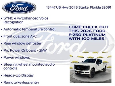 2026 Ford F-250SD Platinum 703A