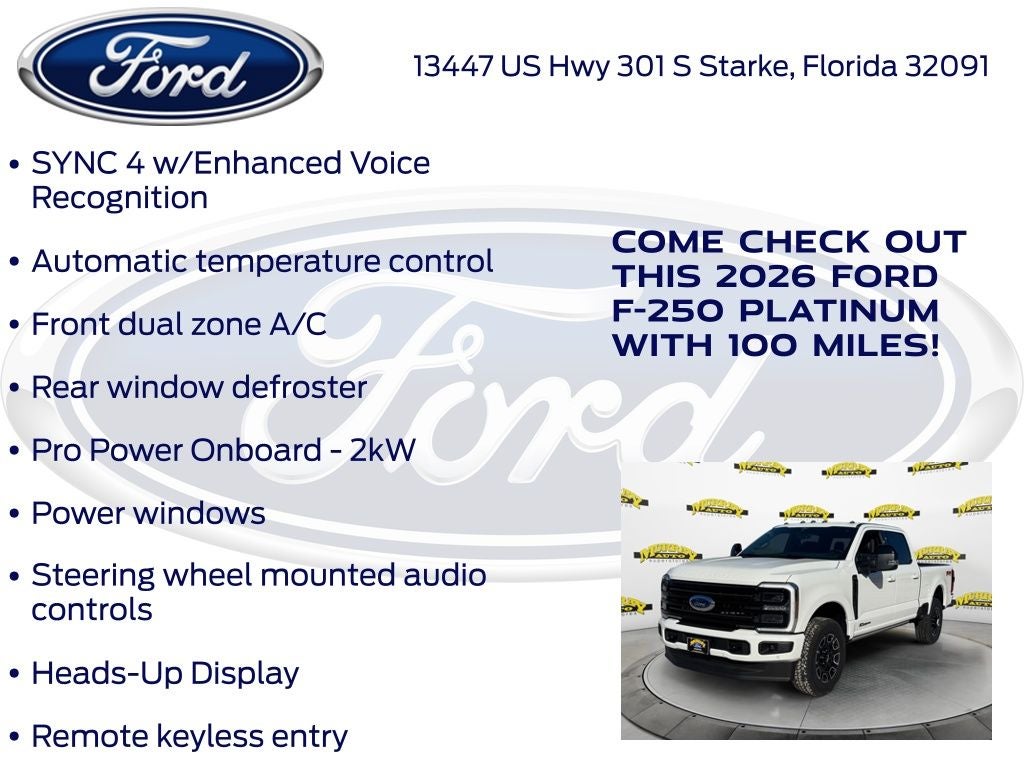 2026 Ford F-250SD Platinum 703A