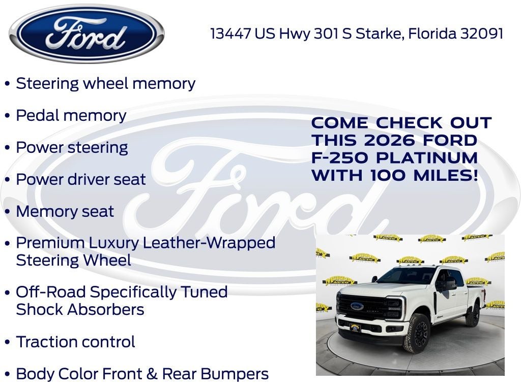 2026 Ford F-250SD Platinum 703A