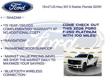 2026 Ford F-250SD Platinum 703A