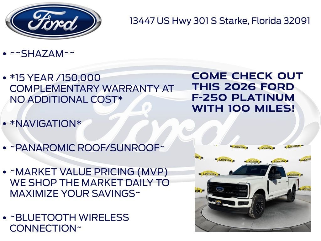 2026 Ford F-250SD Platinum 703A
