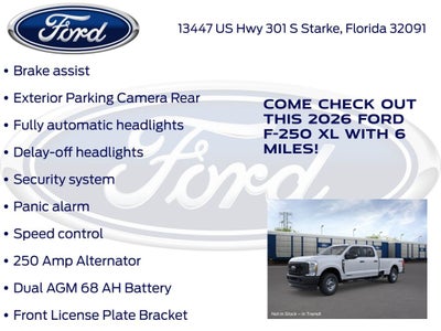 2026 Ford F-250SD XL 600A