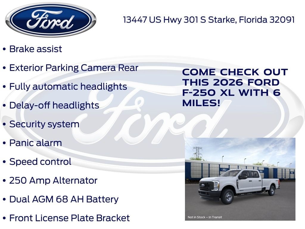 2026 Ford F-250SD XL 600A