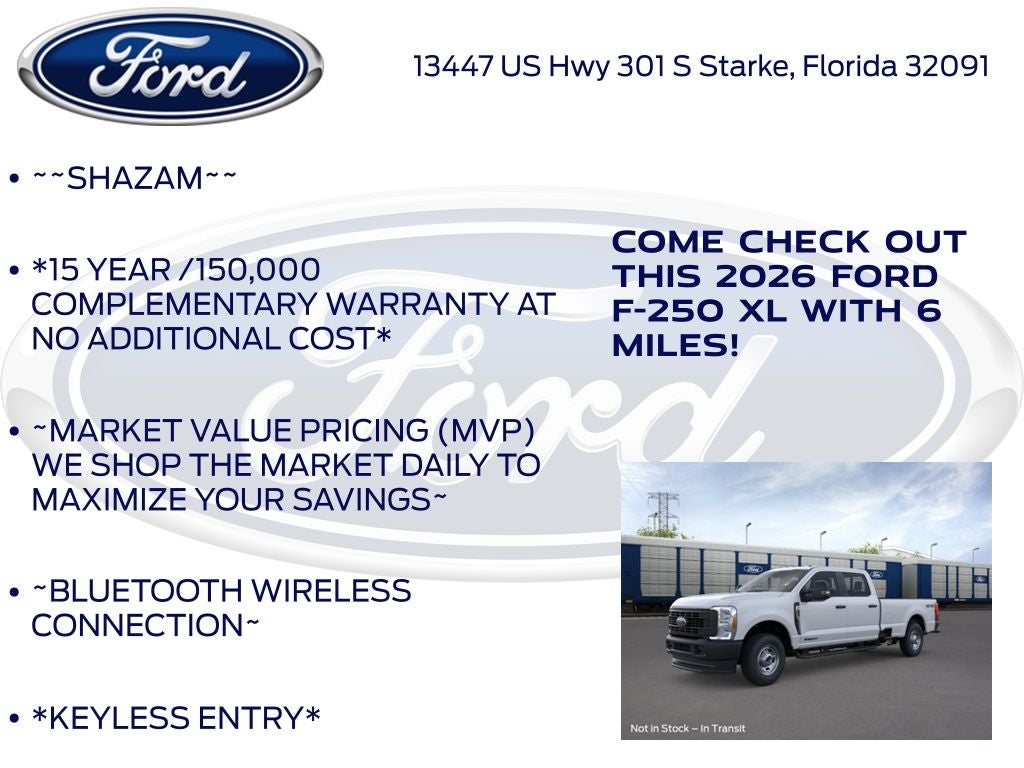 2026 Ford F-250SD XL 600A