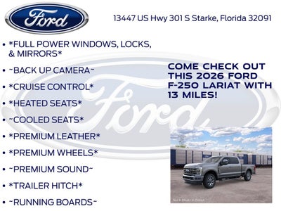 2026 Ford F-250SD Lariat 608A