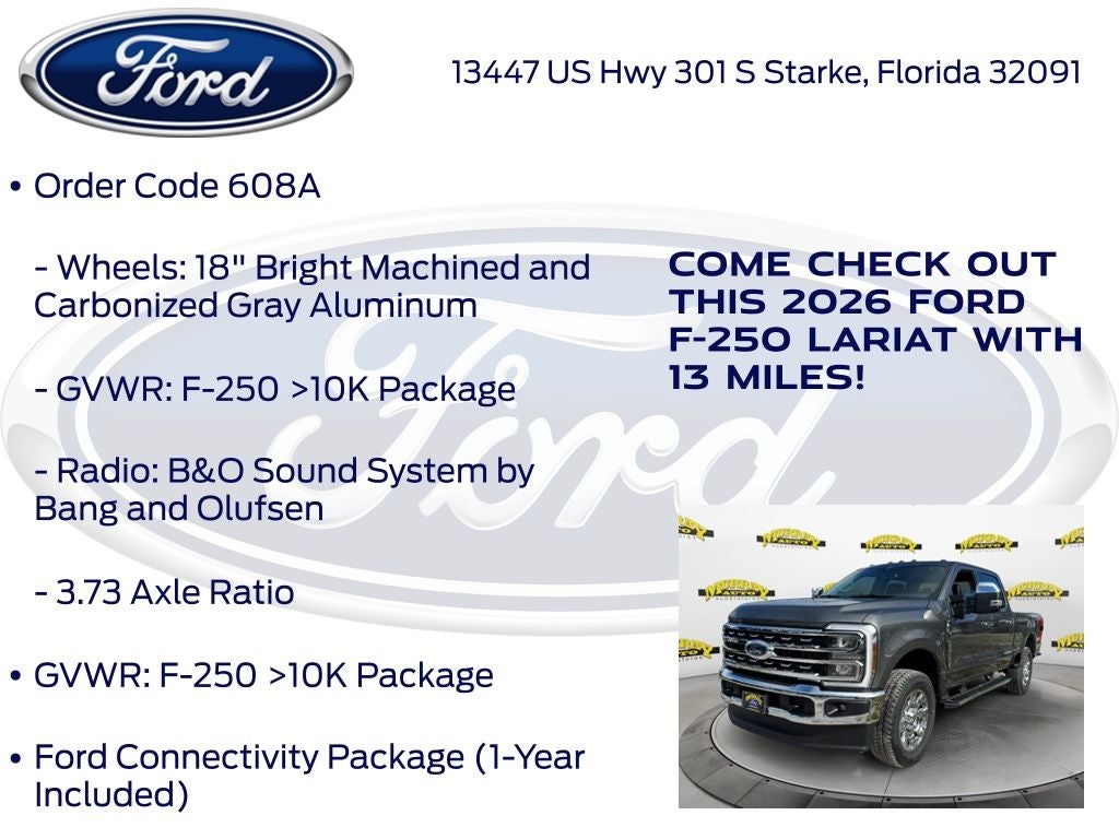 2026 Ford F-250SD Lariat 608A