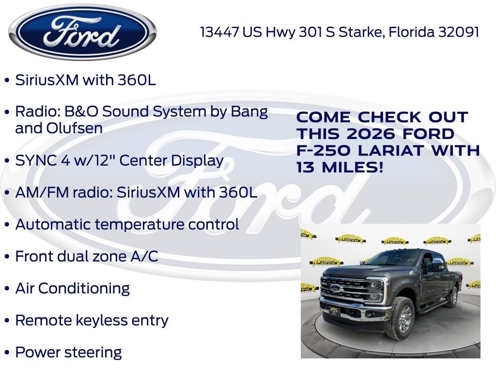 2026 Ford F-250SD Lariat 608A