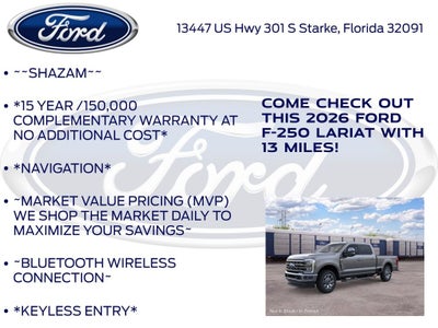 2026 Ford F-250SD Lariat 608A