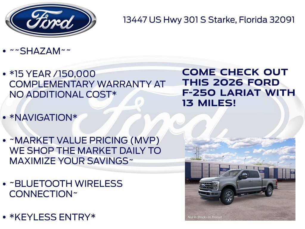 2026 Ford F-250SD Lariat 608A