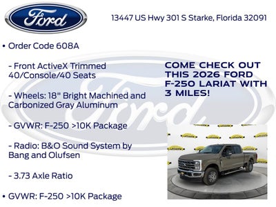 2026 Ford F-250SD Lariat 608A