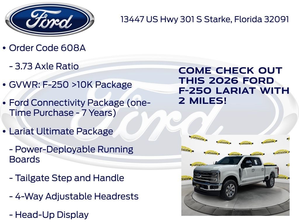 2026 Ford F-250SD Lariat 608A