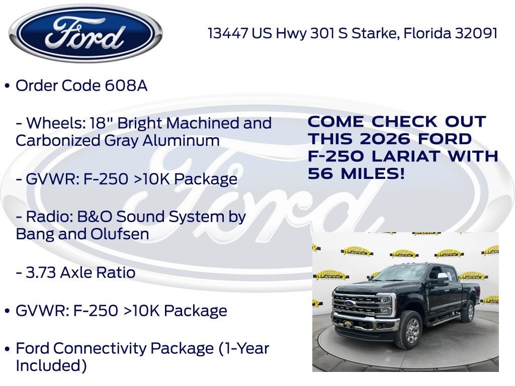 2026 Ford F-250SD Lariat 608A