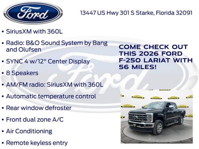 2026 Ford F-250SD Lariat 608A