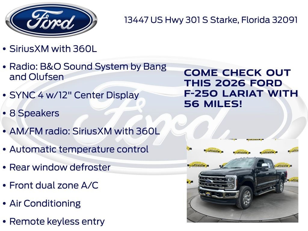 2026 Ford F-250SD Lariat 608A