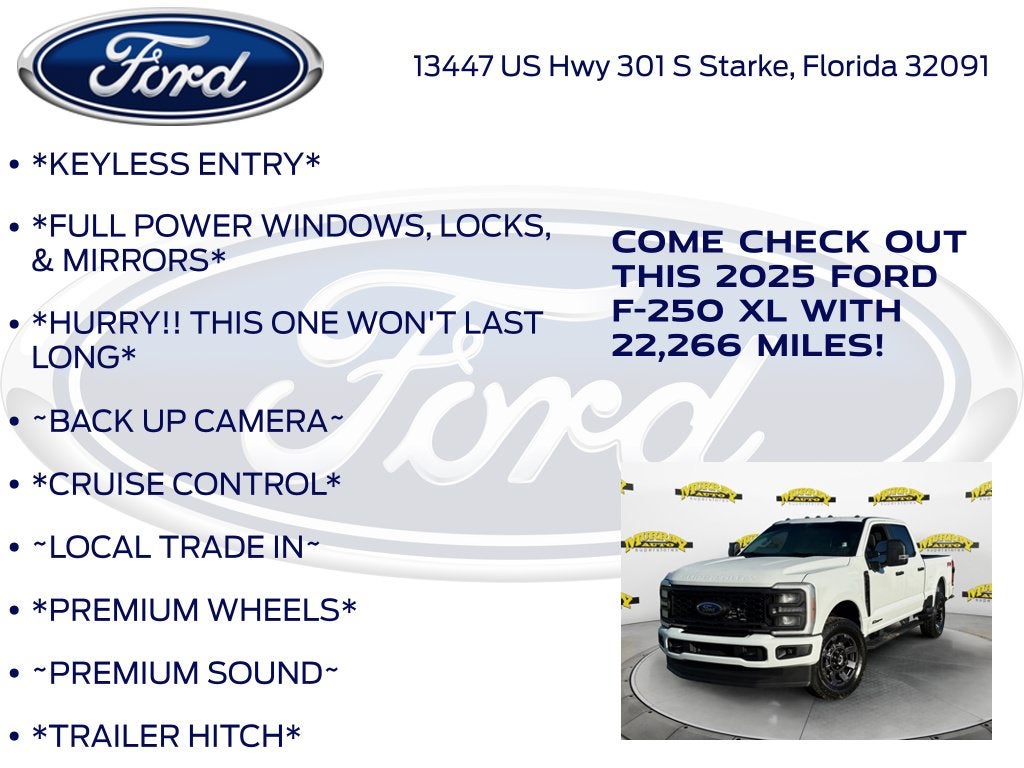 2025 Ford F-250SD XL
