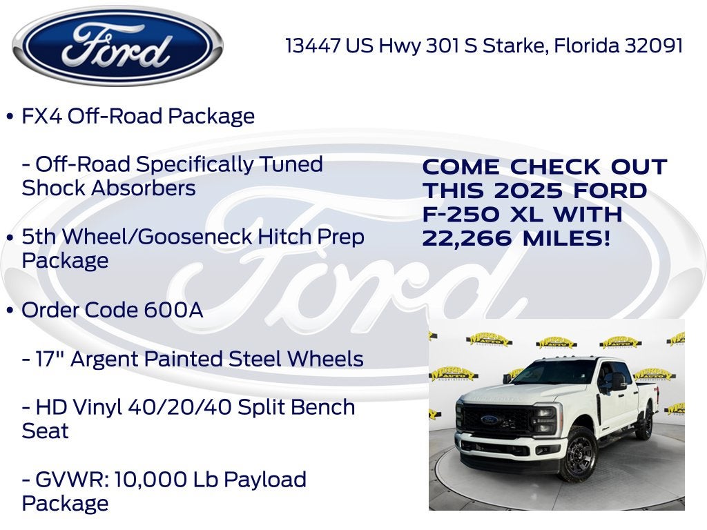 2025 Ford F-250SD XL