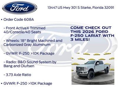 2026 Ford F-250SD Lariat 608A
