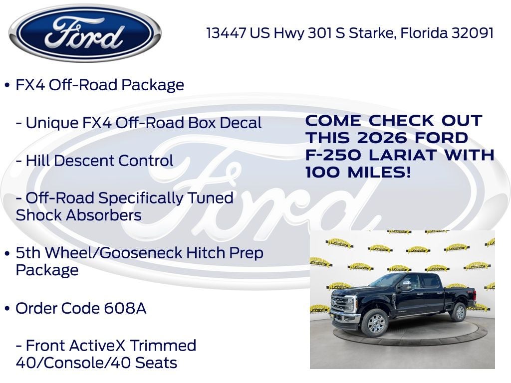 2026 Ford F-250SD Lariat 608A