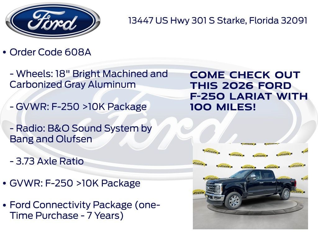 2026 Ford F-250SD Lariat 608A
