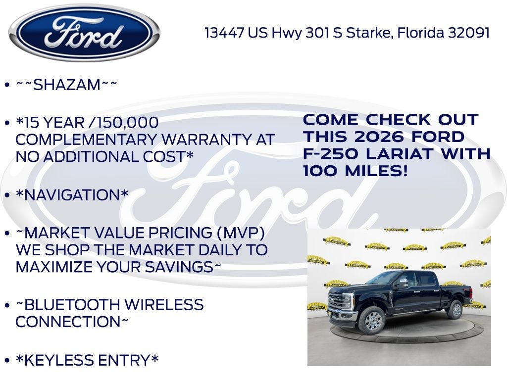2026 Ford F-250SD Lariat 608A