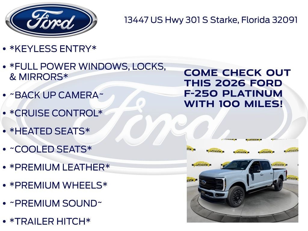 2026 Ford F-250SD Platinum 703A