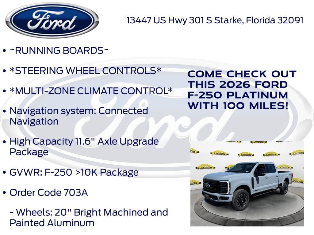 2026 Ford F-250SD Platinum 703A