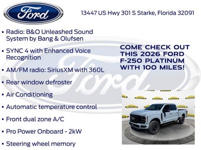 2026 Ford F-250SD Platinum 703A