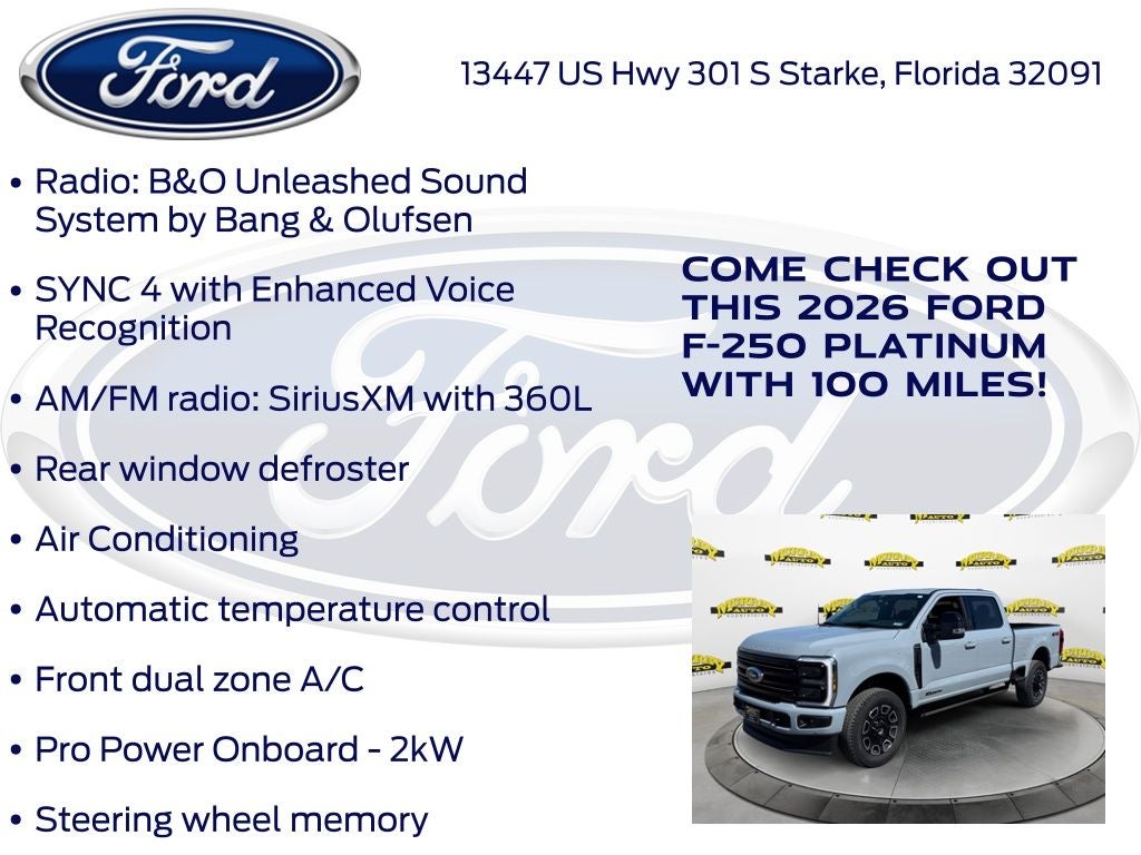 2026 Ford F-250SD Platinum 703A