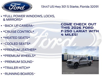 2026 Ford F-250SD Lariat 608A