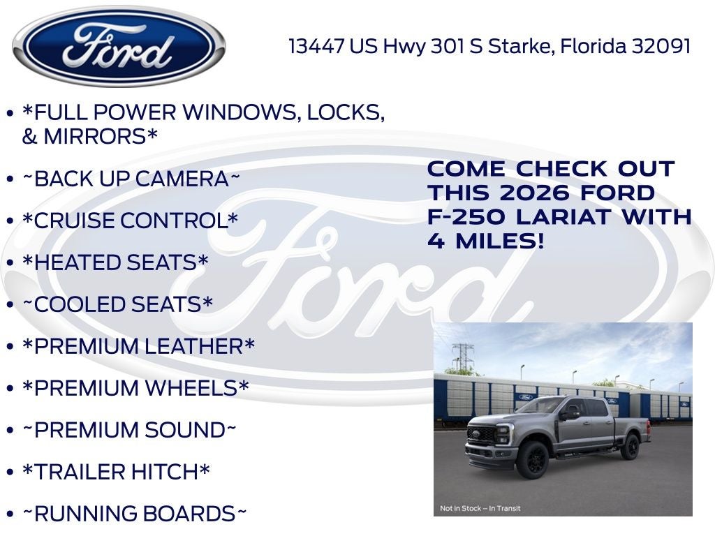 2026 Ford F-250SD Lariat 608A