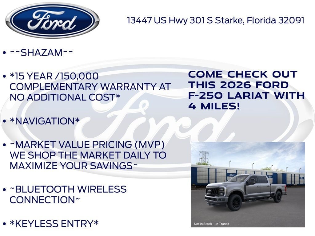 2026 Ford F-250SD Lariat 608A