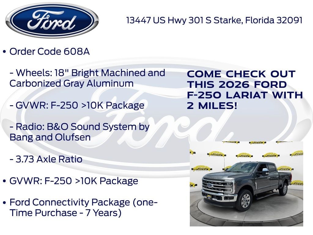 2026 Ford F-250SD Lariat 608A