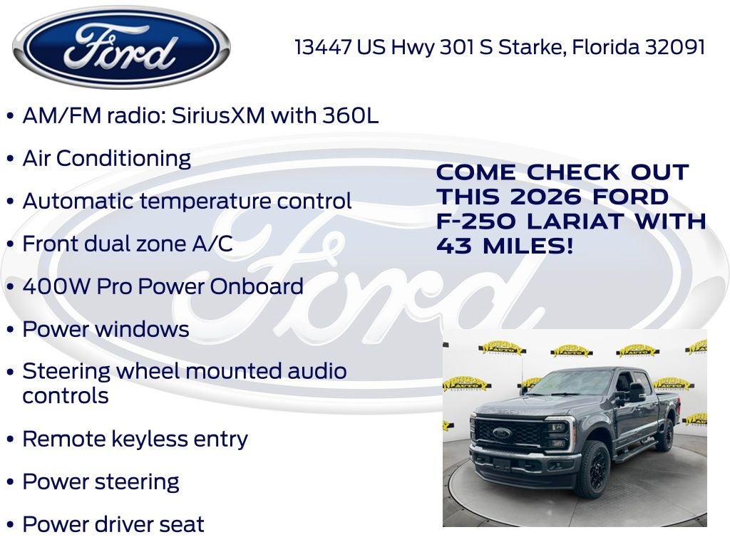 2026 Ford F-250SD Lariat 608A