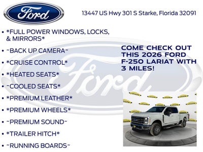 2026 Ford F-250SD Lariat 608A
