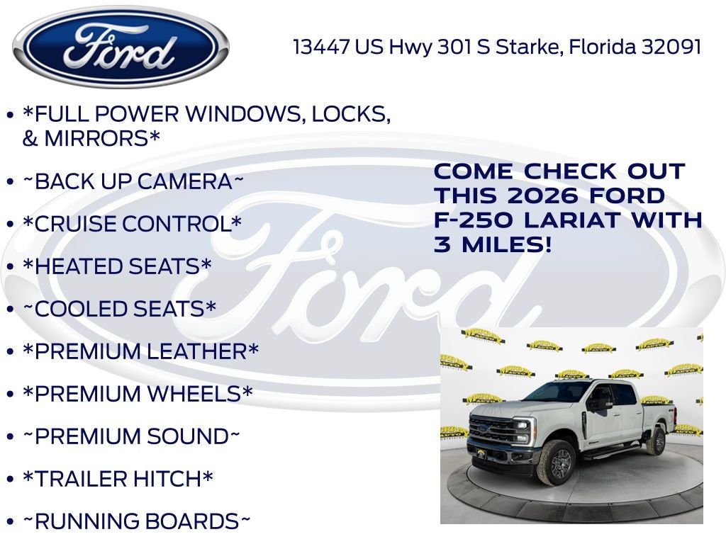 2026 Ford F-250SD Lariat 608A