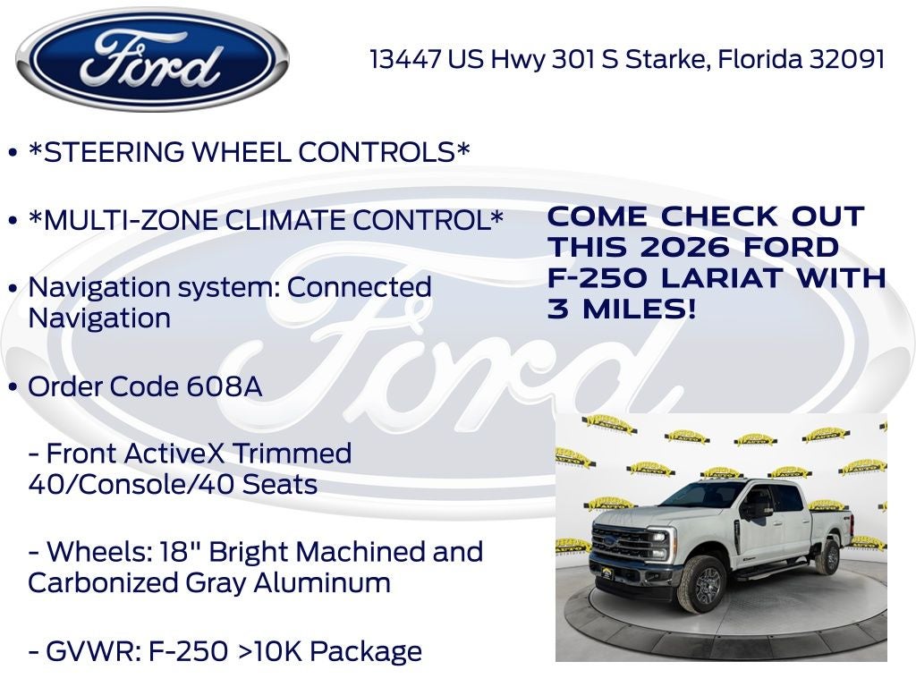 2026 Ford F-250SD Lariat 608A