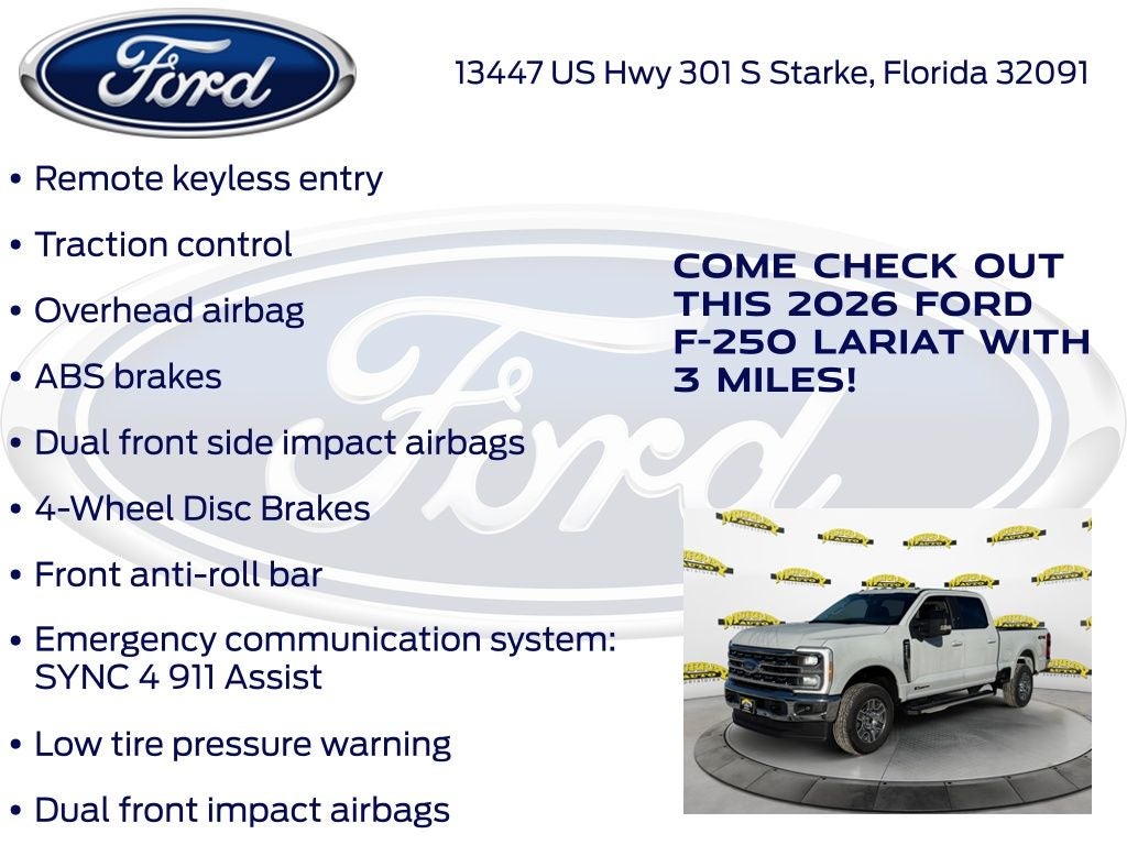 2026 Ford F-250SD Lariat 608A
