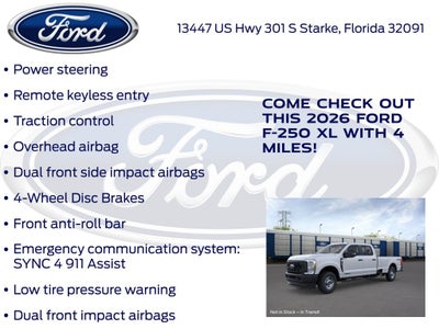 2026 Ford F-250SD XL 600A
