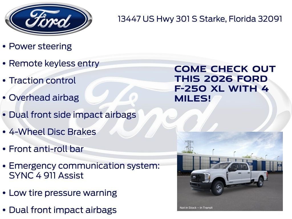 2026 Ford F-250SD XL 600A