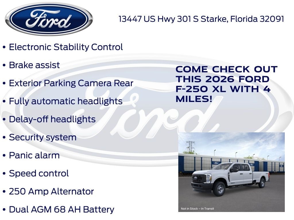 2026 Ford F-250SD XL 600A