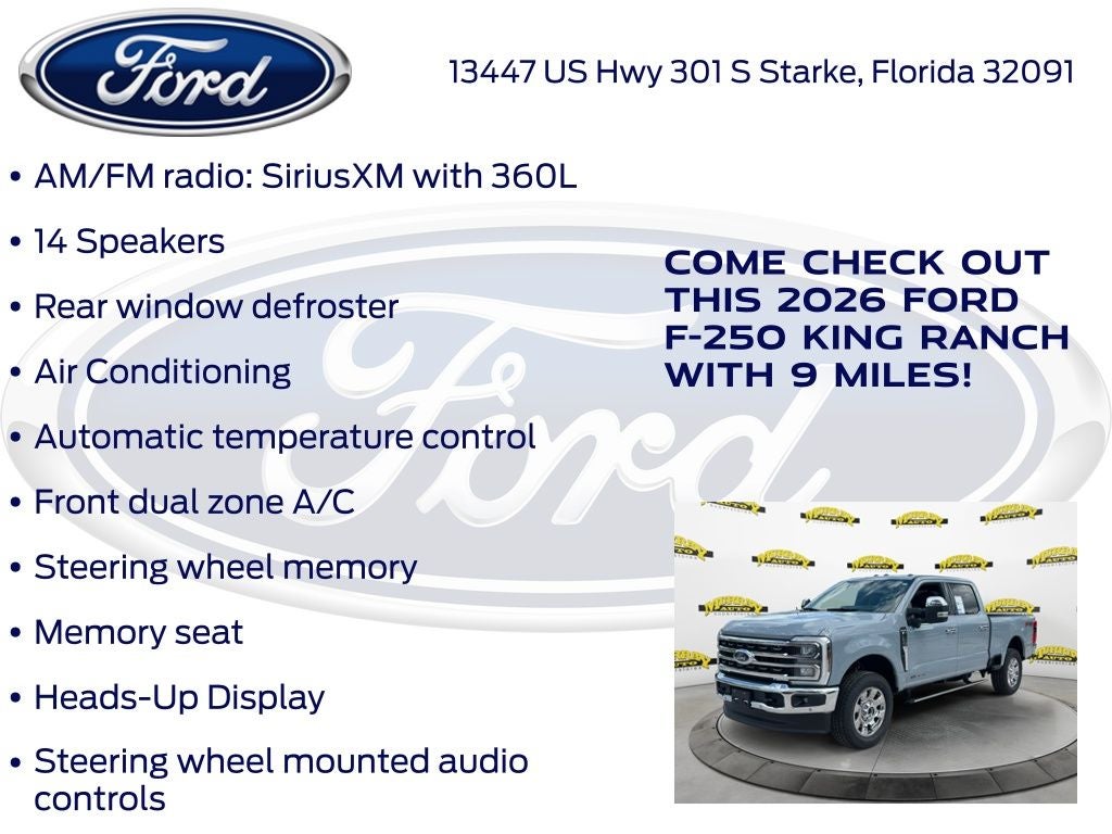 2026 Ford F-250SD King Ranch 700A