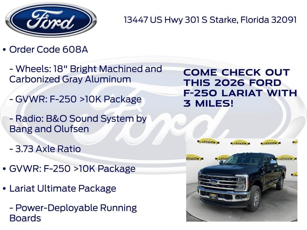2026 Ford F-250SD Lariat 608A