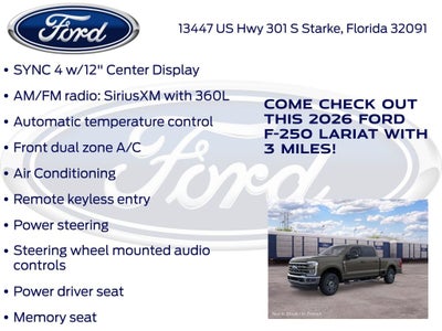 2026 Ford F-250SD Lariat 608A