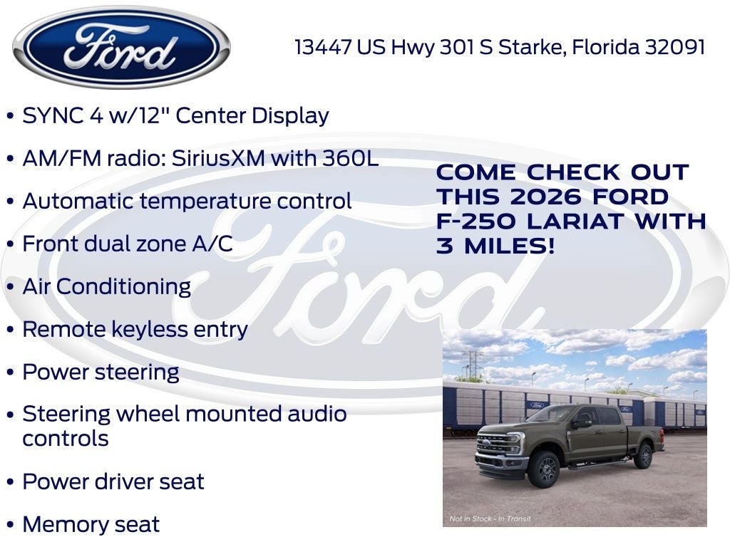 2026 Ford F-250SD Lariat 608A