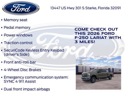 2026 Ford F-250SD Lariat 608A