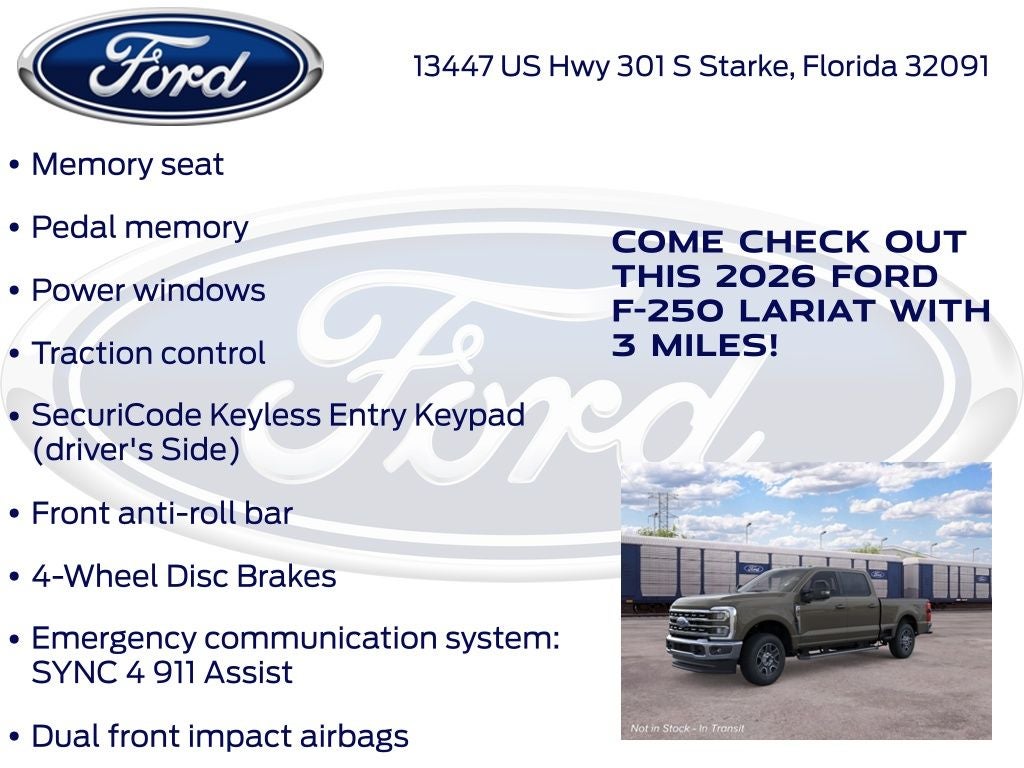 2026 Ford F-250SD Lariat 608A