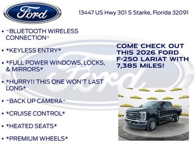 2026 Ford F-250SD Lariat
