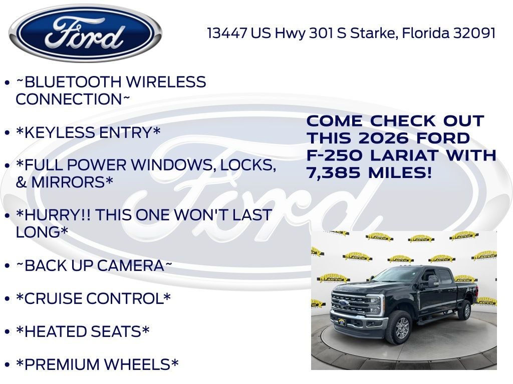 2026 Ford F-250SD Lariat