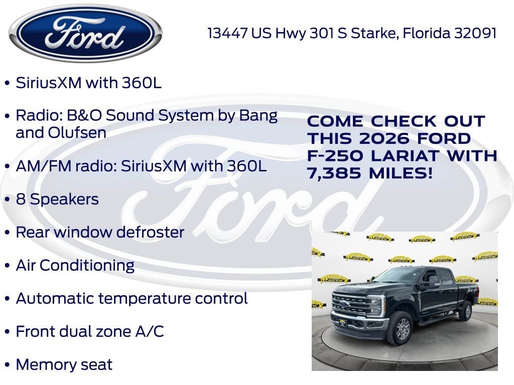 2026 Ford F-250SD Lariat