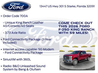 2026 Ford F-250SD King Ranch 700A